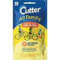 Cutter All Family Insect Repellent Wipes, 15PK HG-95838